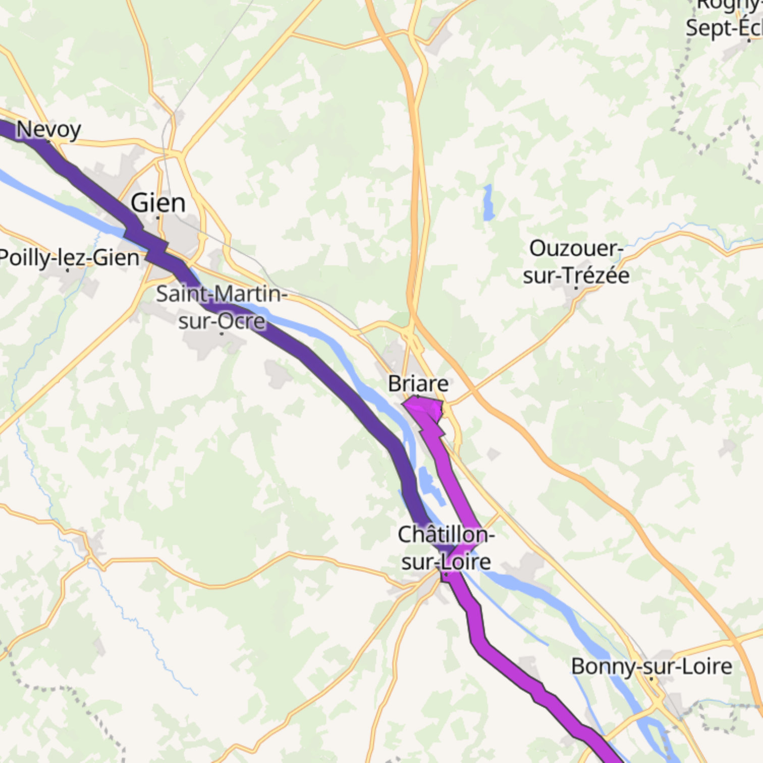 Map itinerary