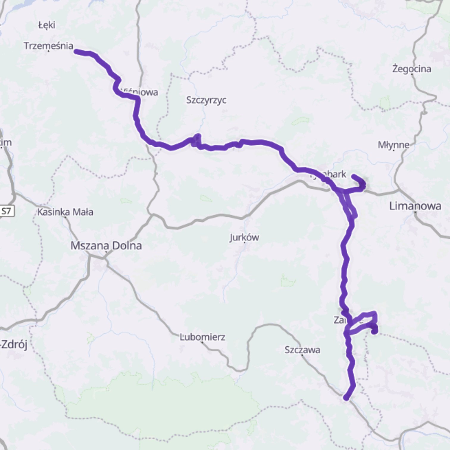 Map itinerary