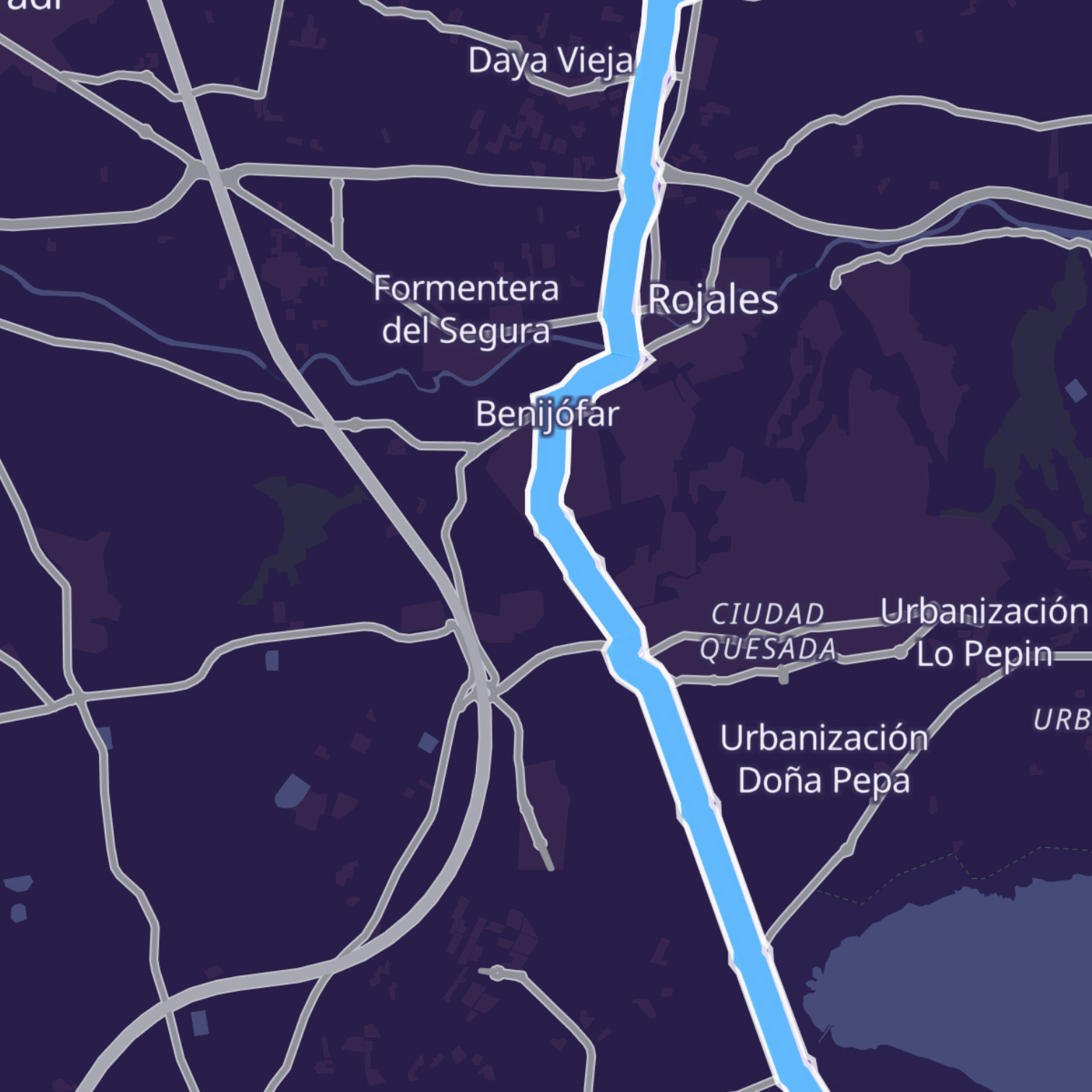 Map itinerary