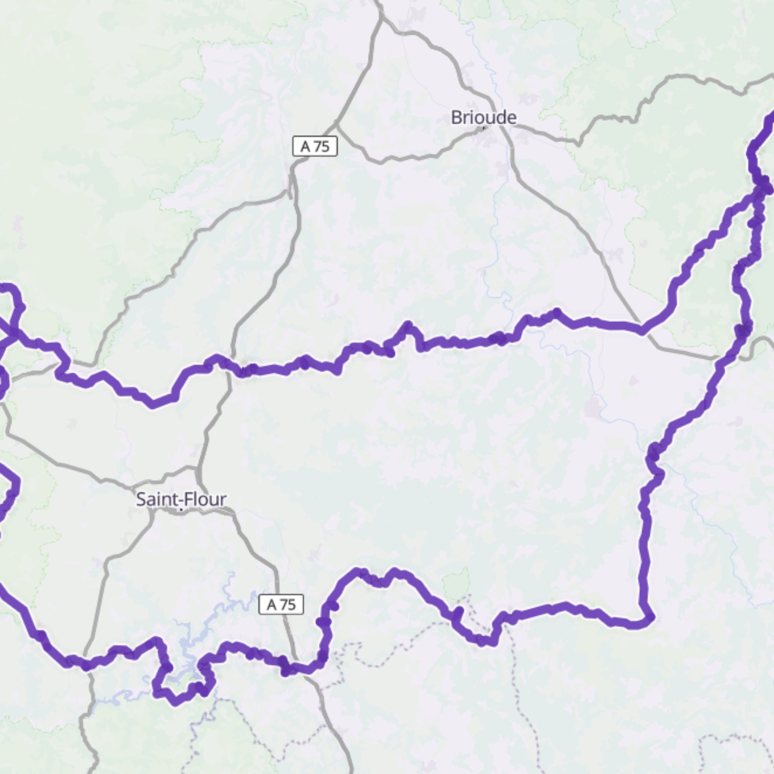 Map itinerary