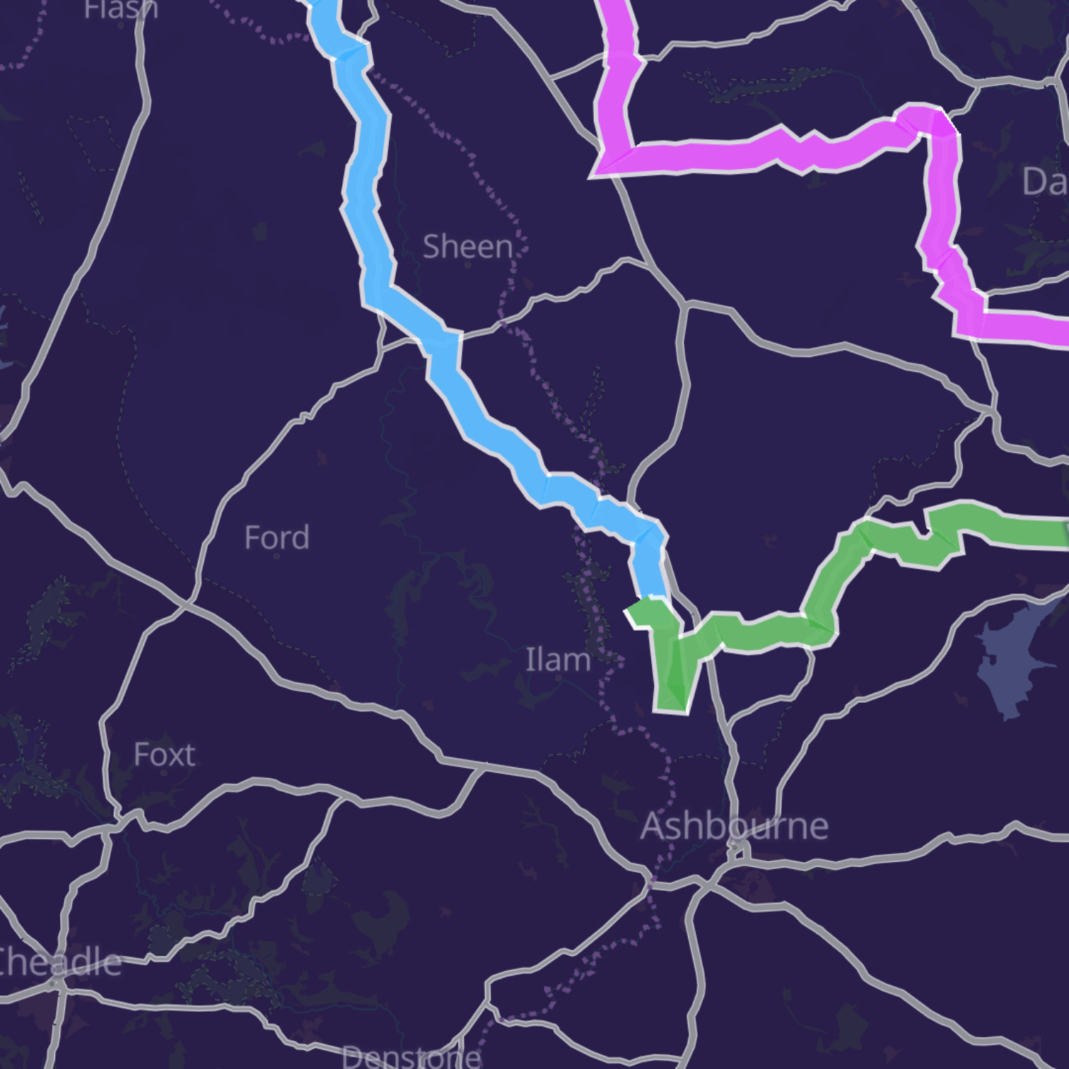 Map itinerary