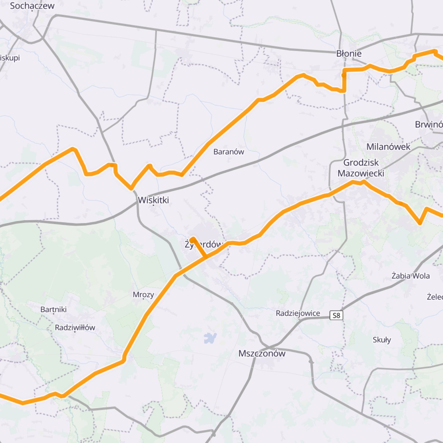 Map itinerary