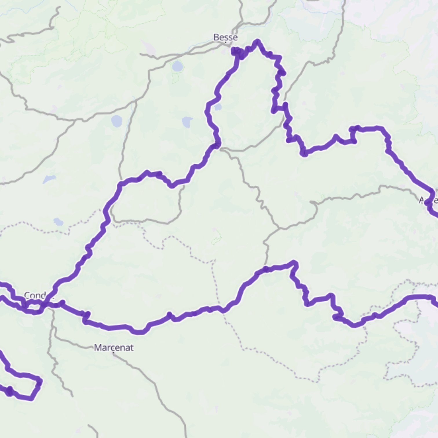 Map itinerary