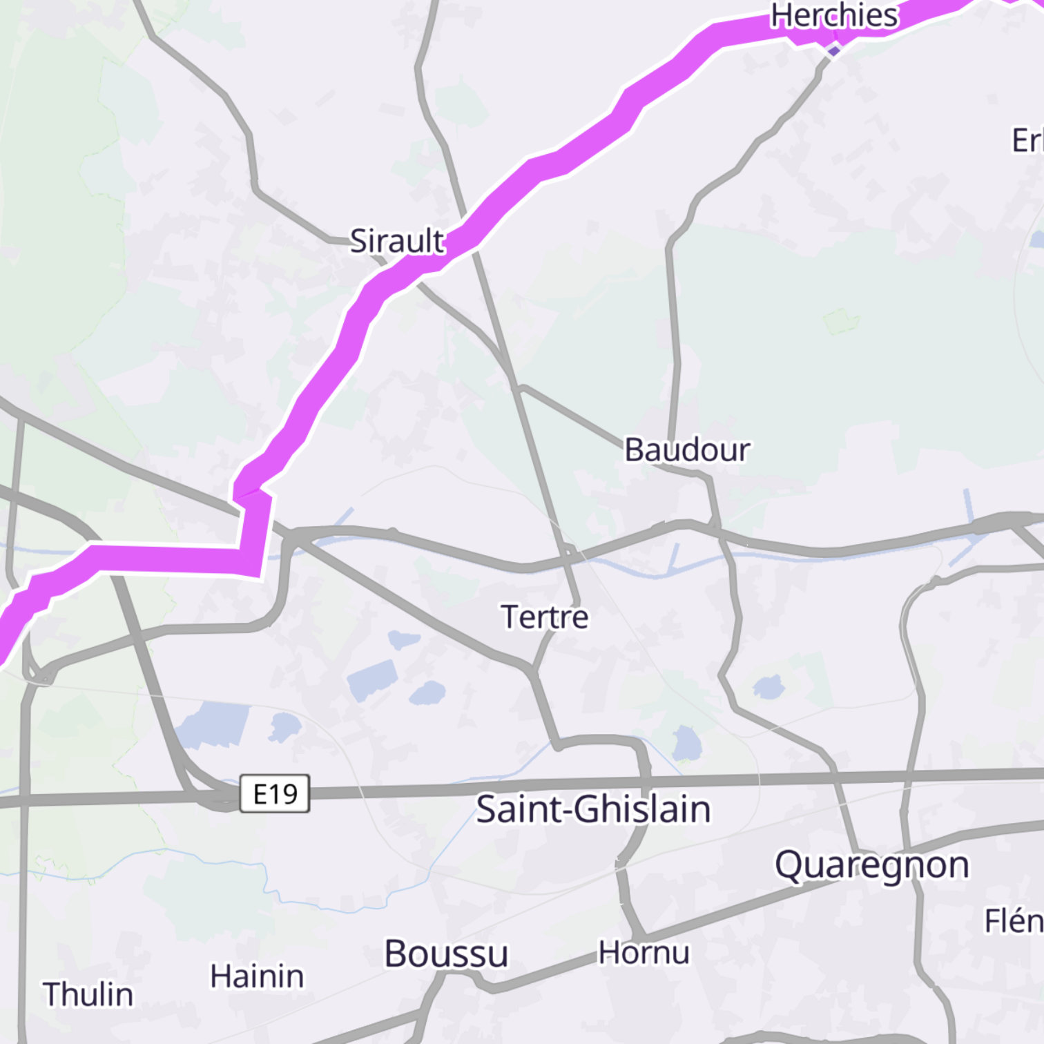 Map itinerary