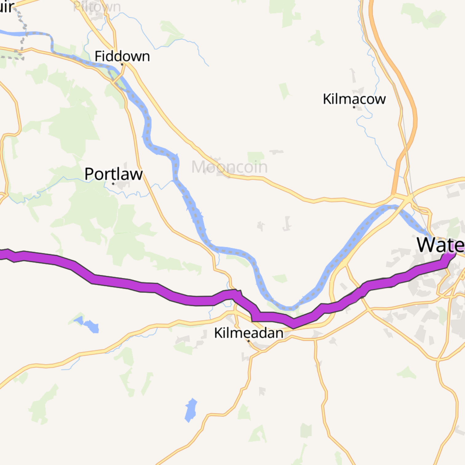 Map itinerary