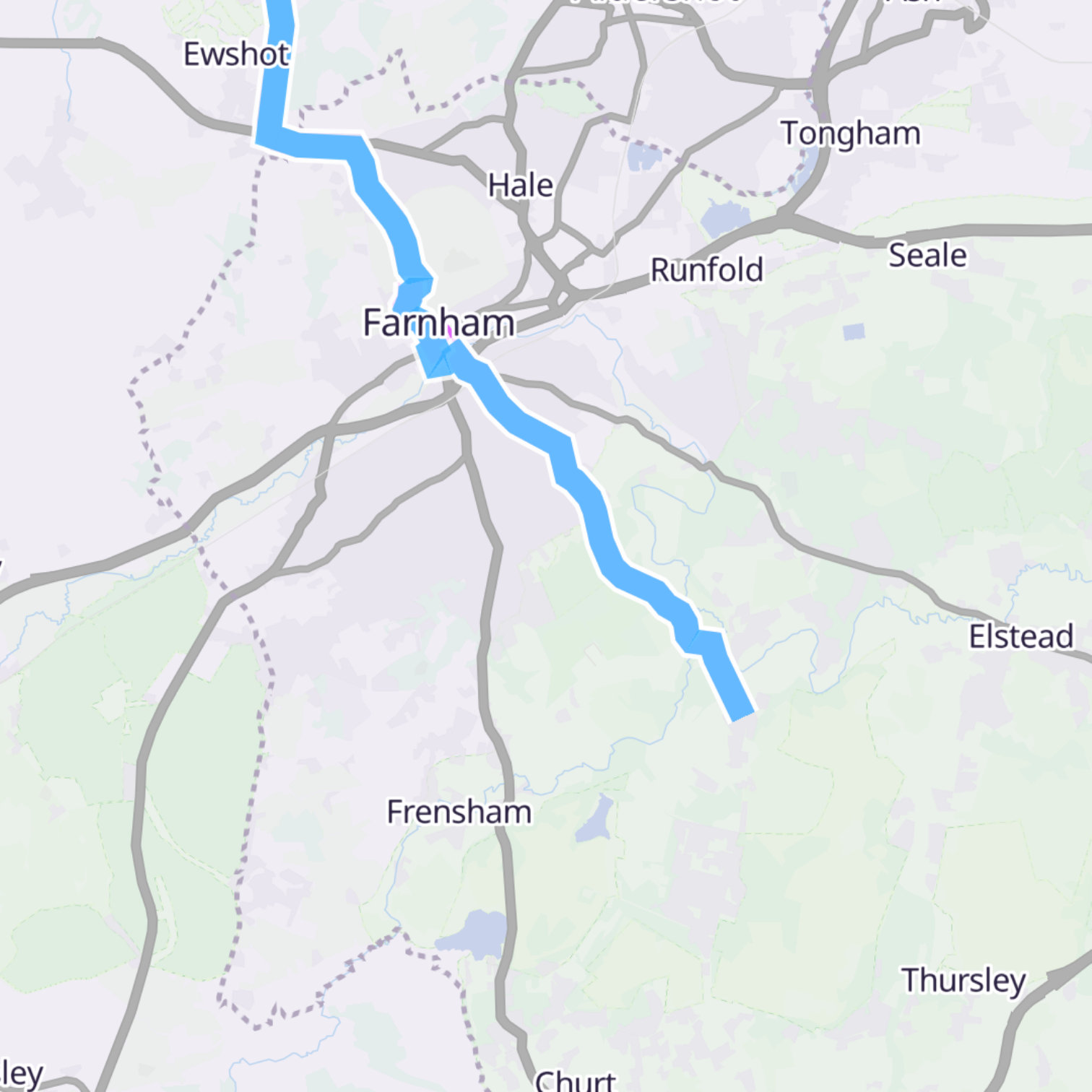 Map itinerary
