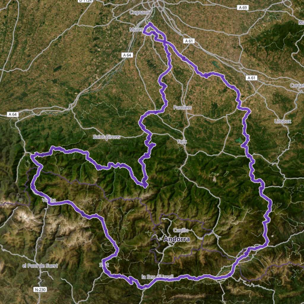 Map itinerary