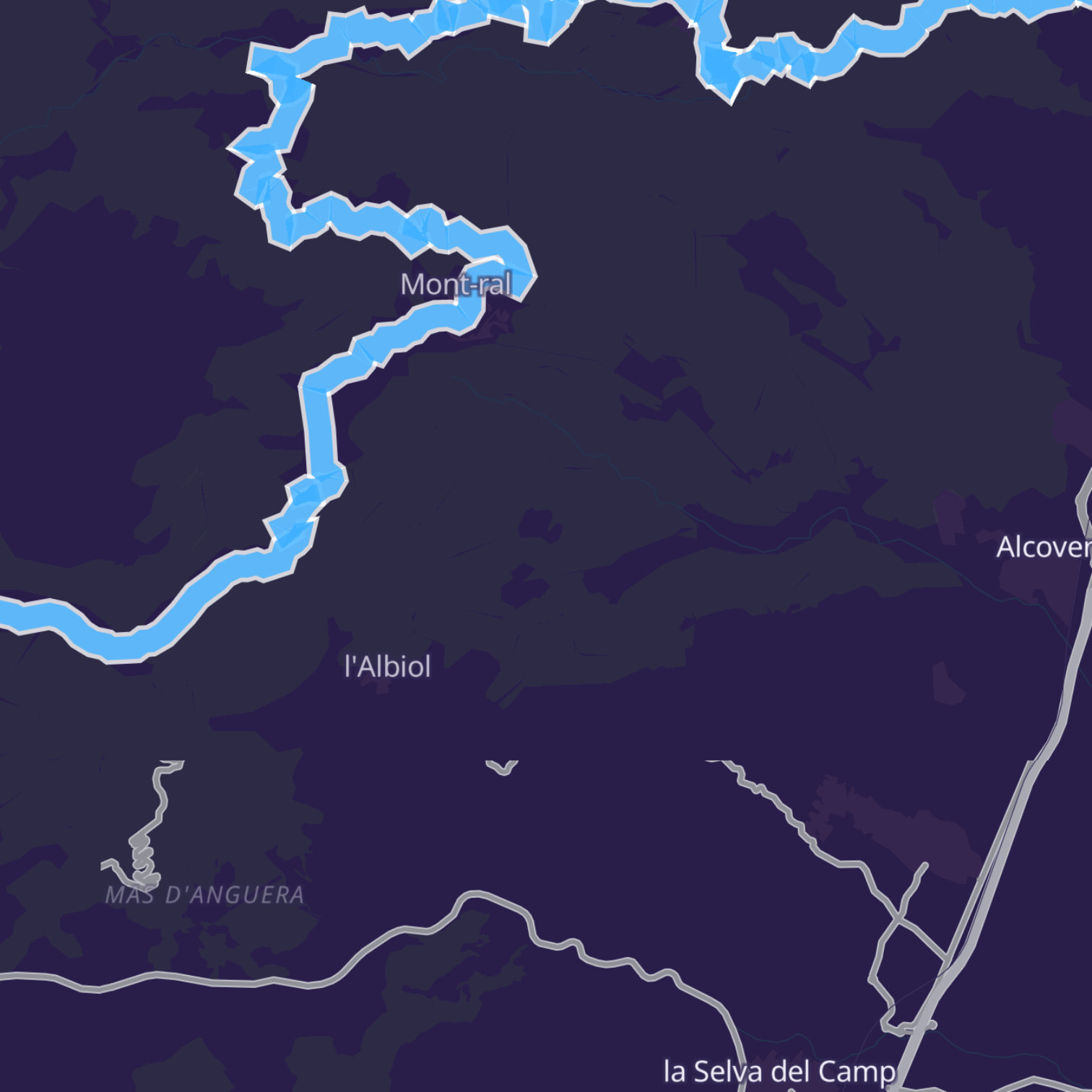 Map itinerary