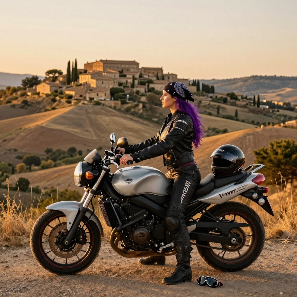 Villages perchés et ocres du Luberon à moto
