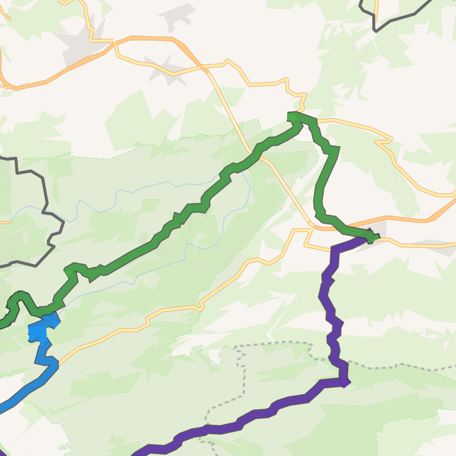 Map itinerary