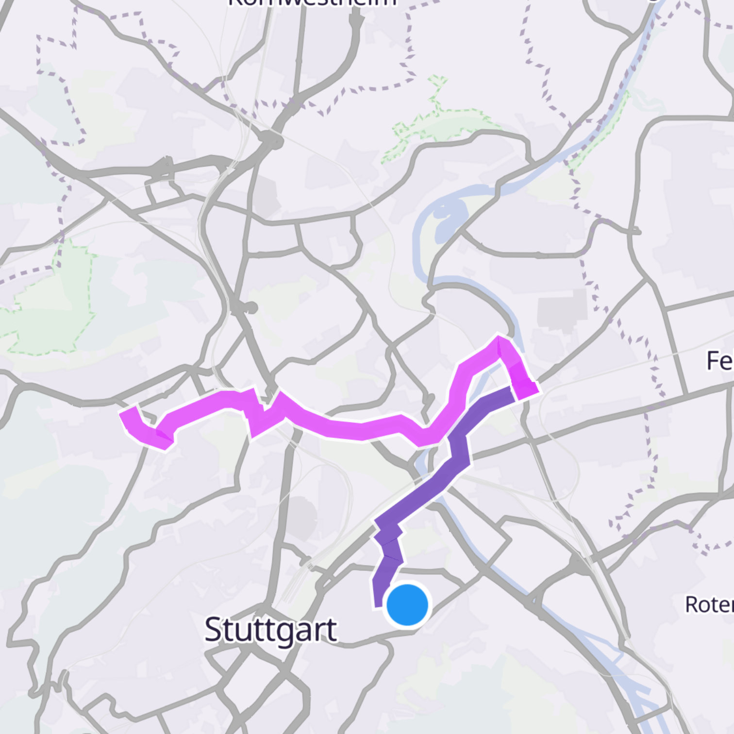 Map itinerary