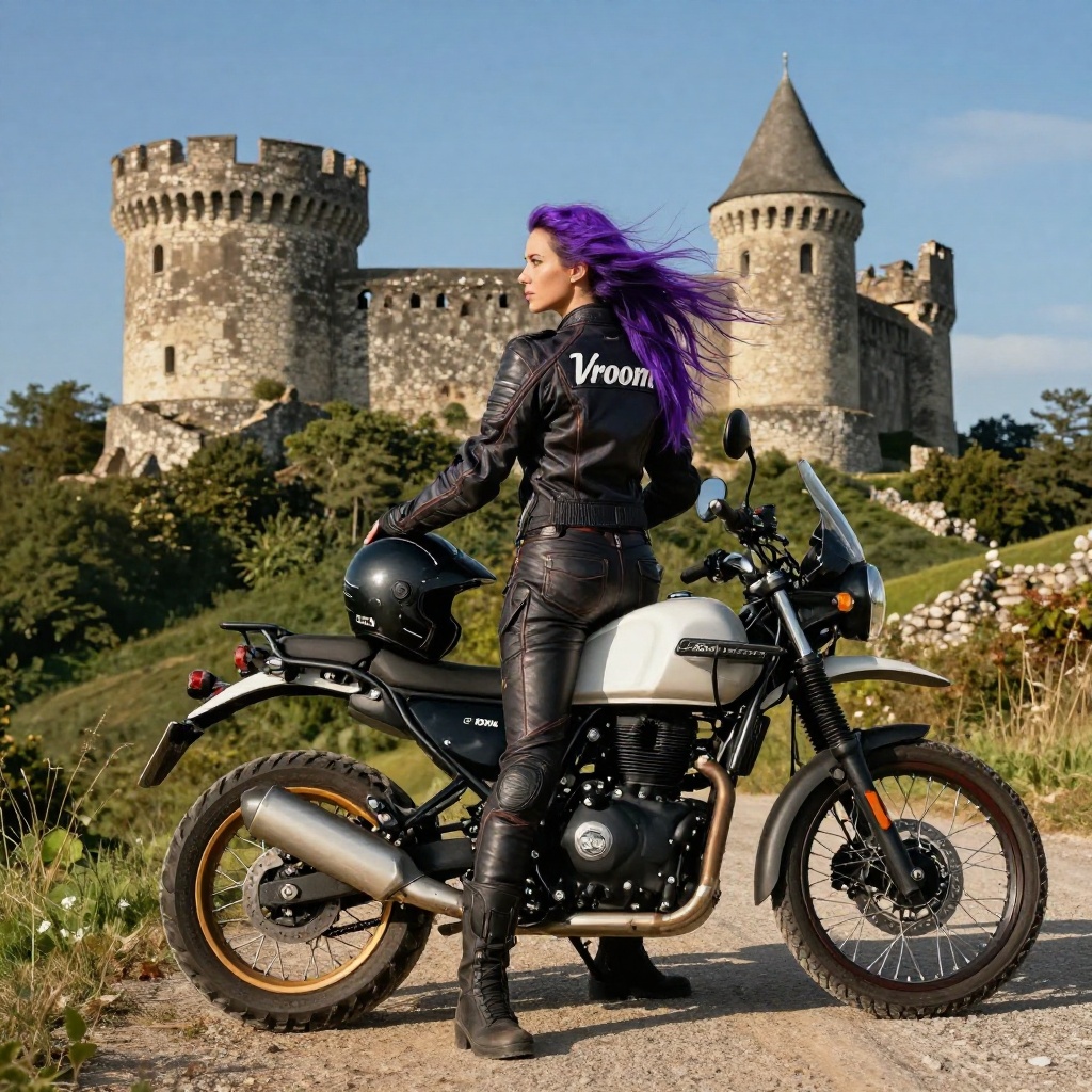 Châteaux d'Andlau et Spesbourg à moto