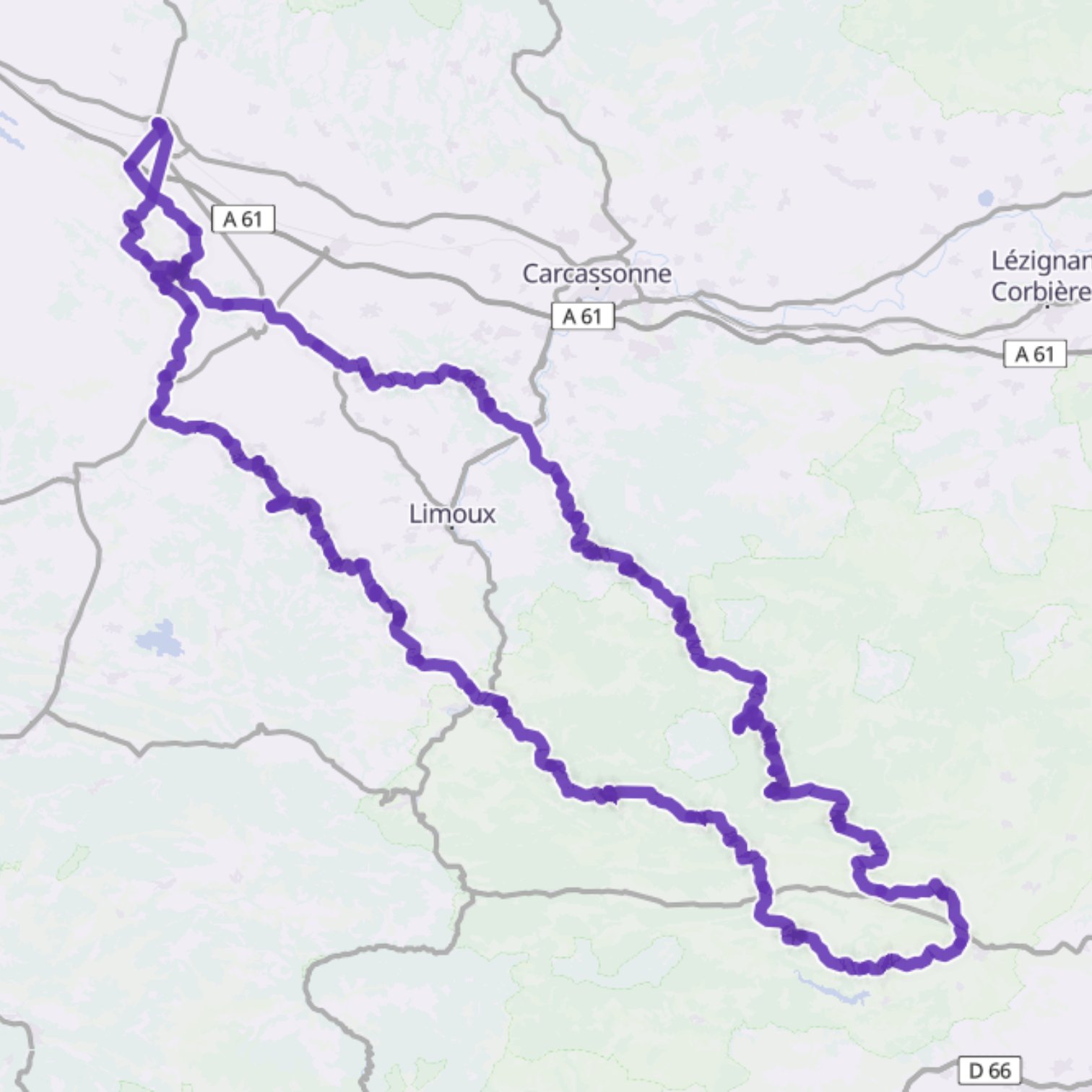 Map itinerary