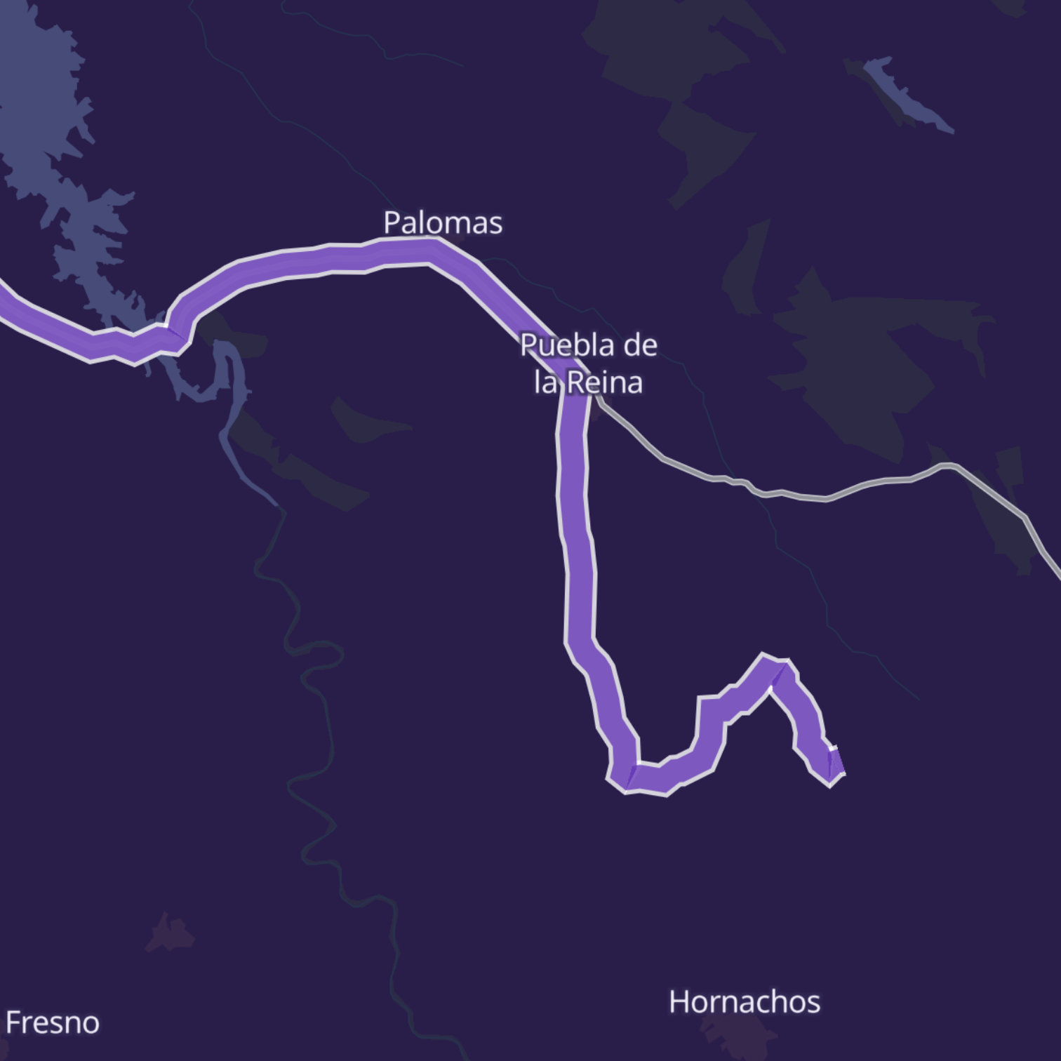 Map itinerary
