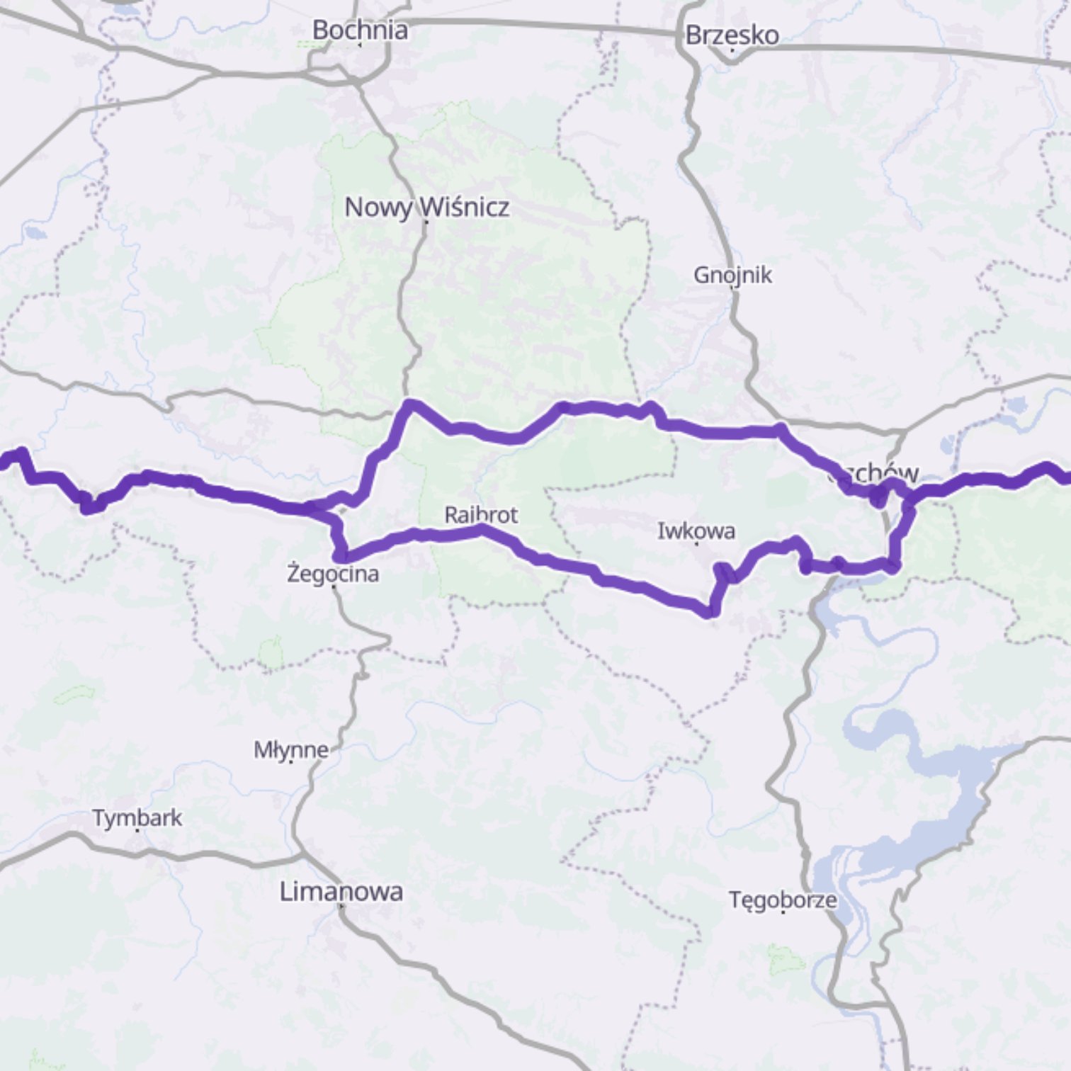 Map itinerary