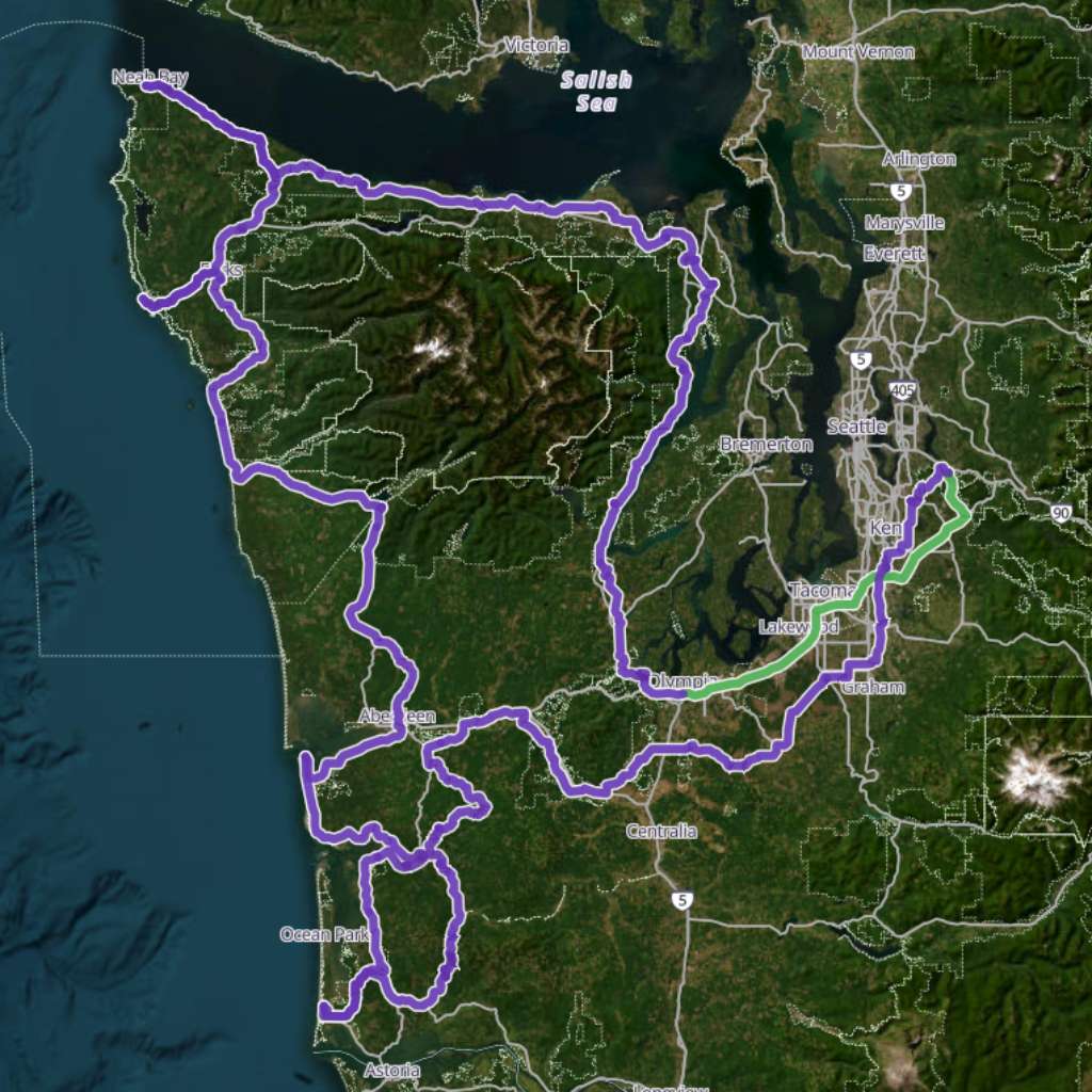 Map itinerary