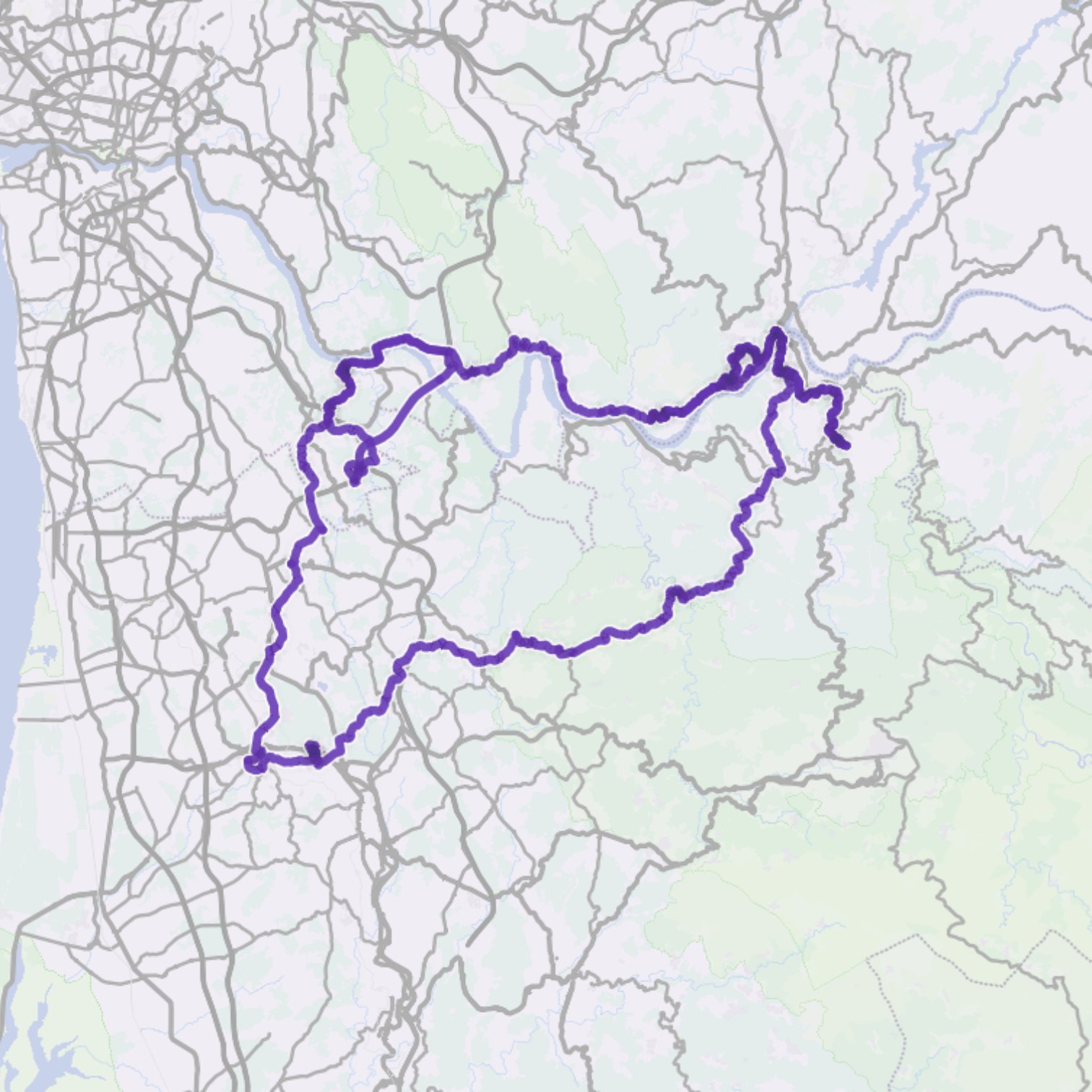 Map itinerary