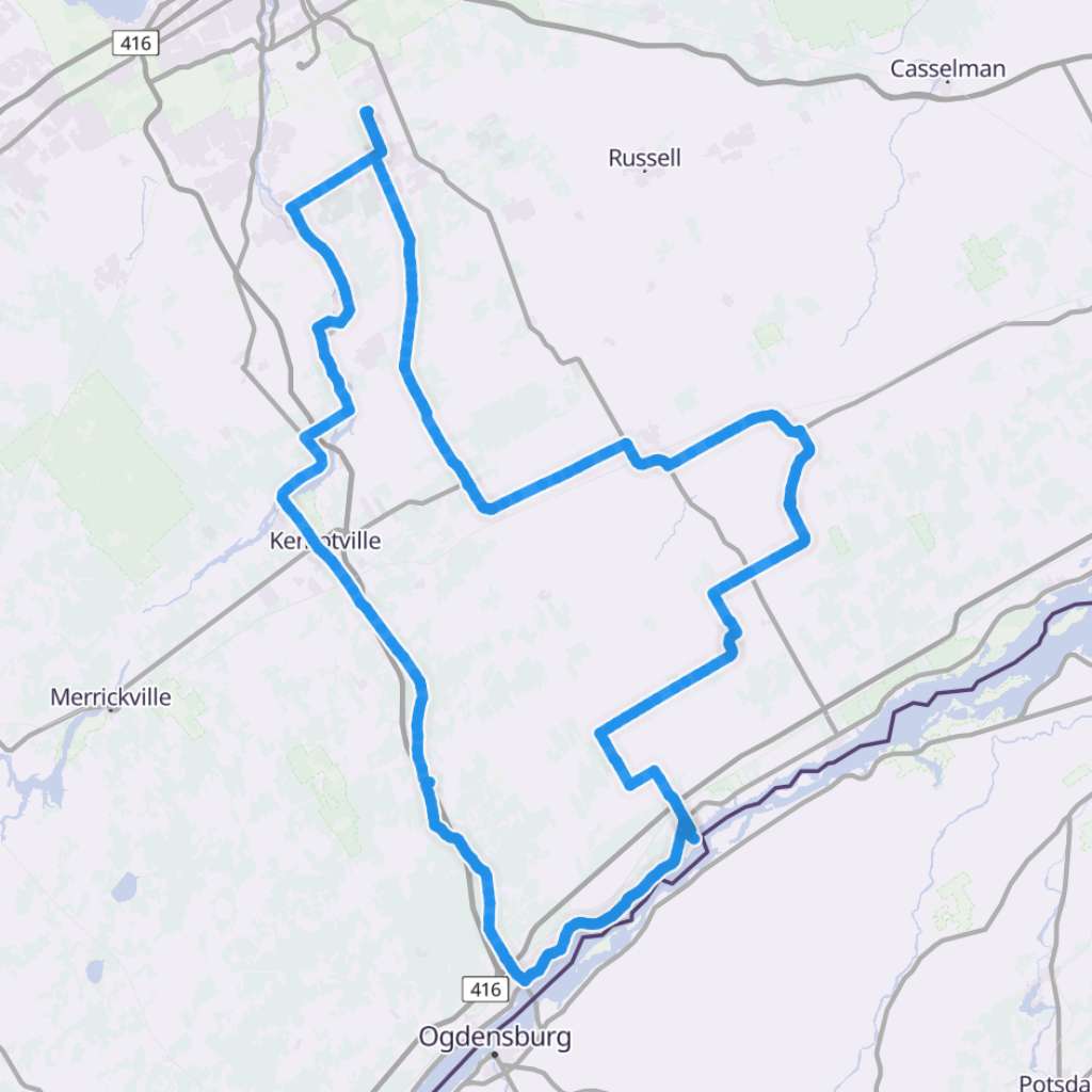 Map itinerary