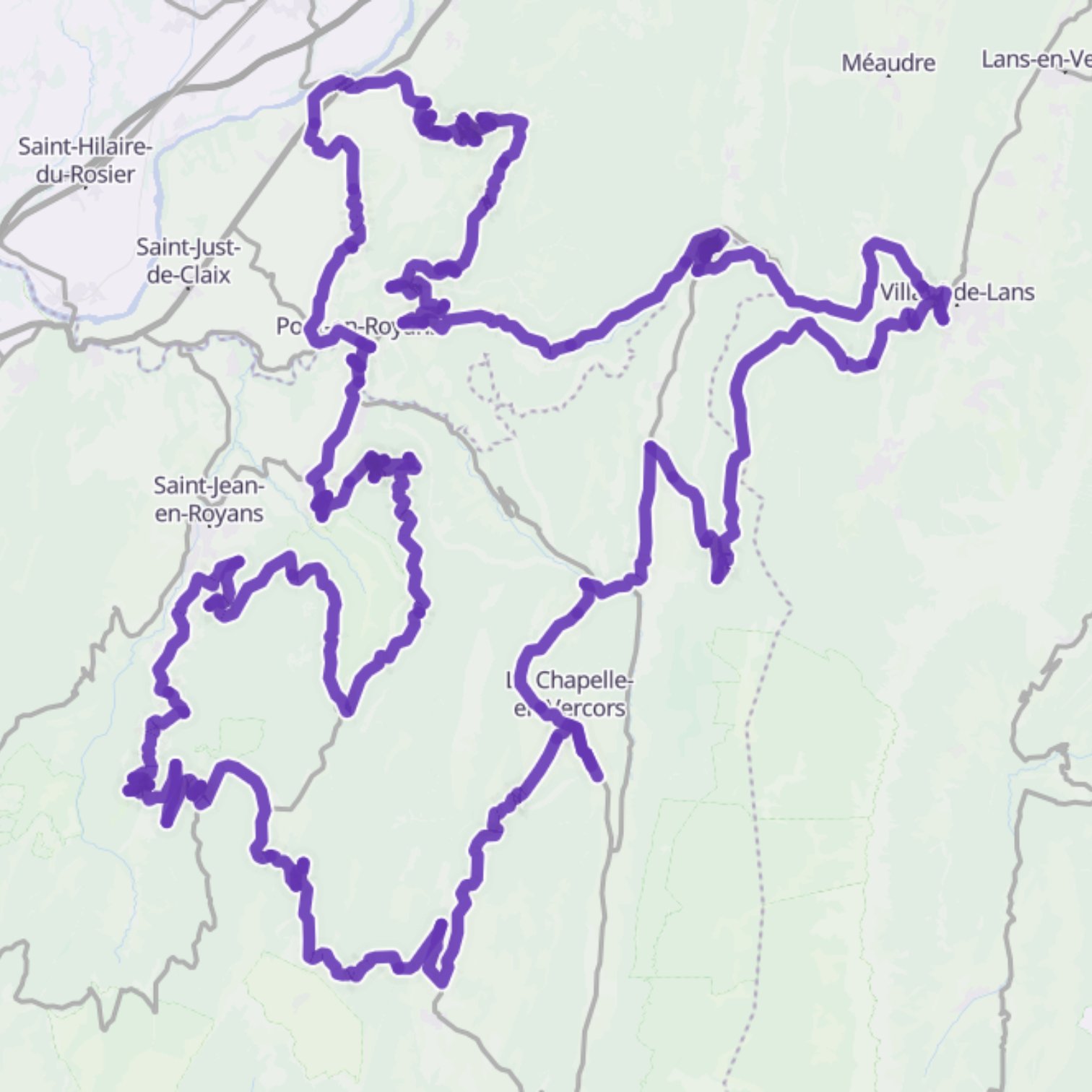 Map itinerary