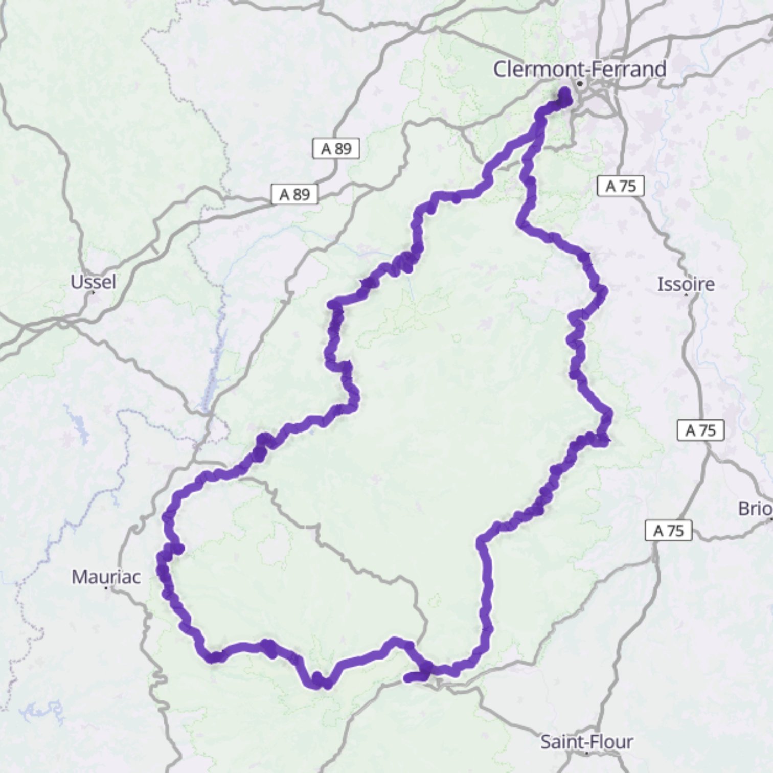 Map itinerary