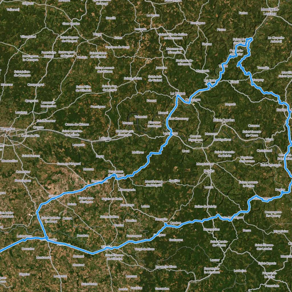 Map itinerary