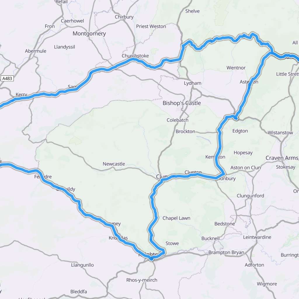 Map itinerary