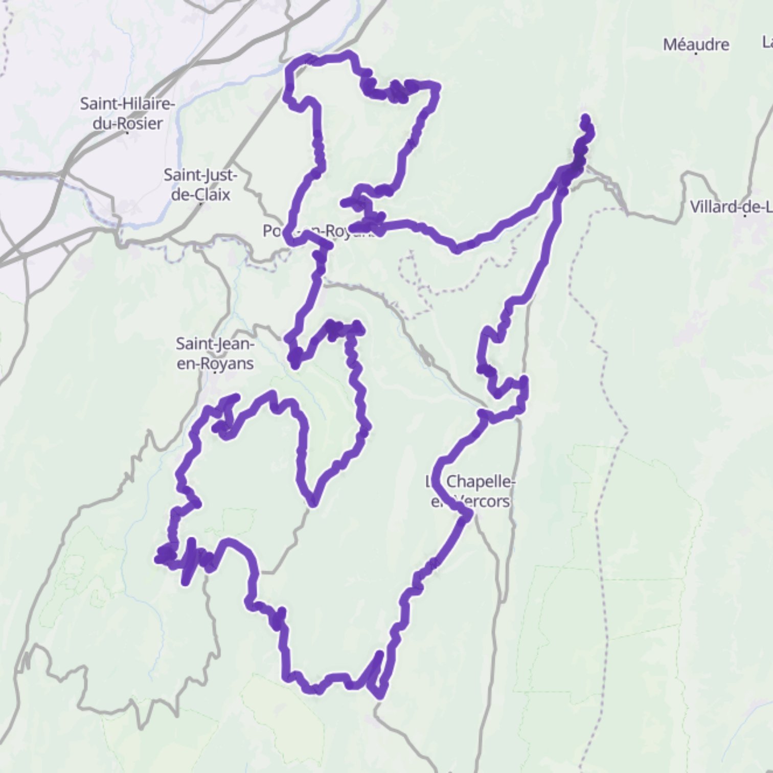 Map itinerary