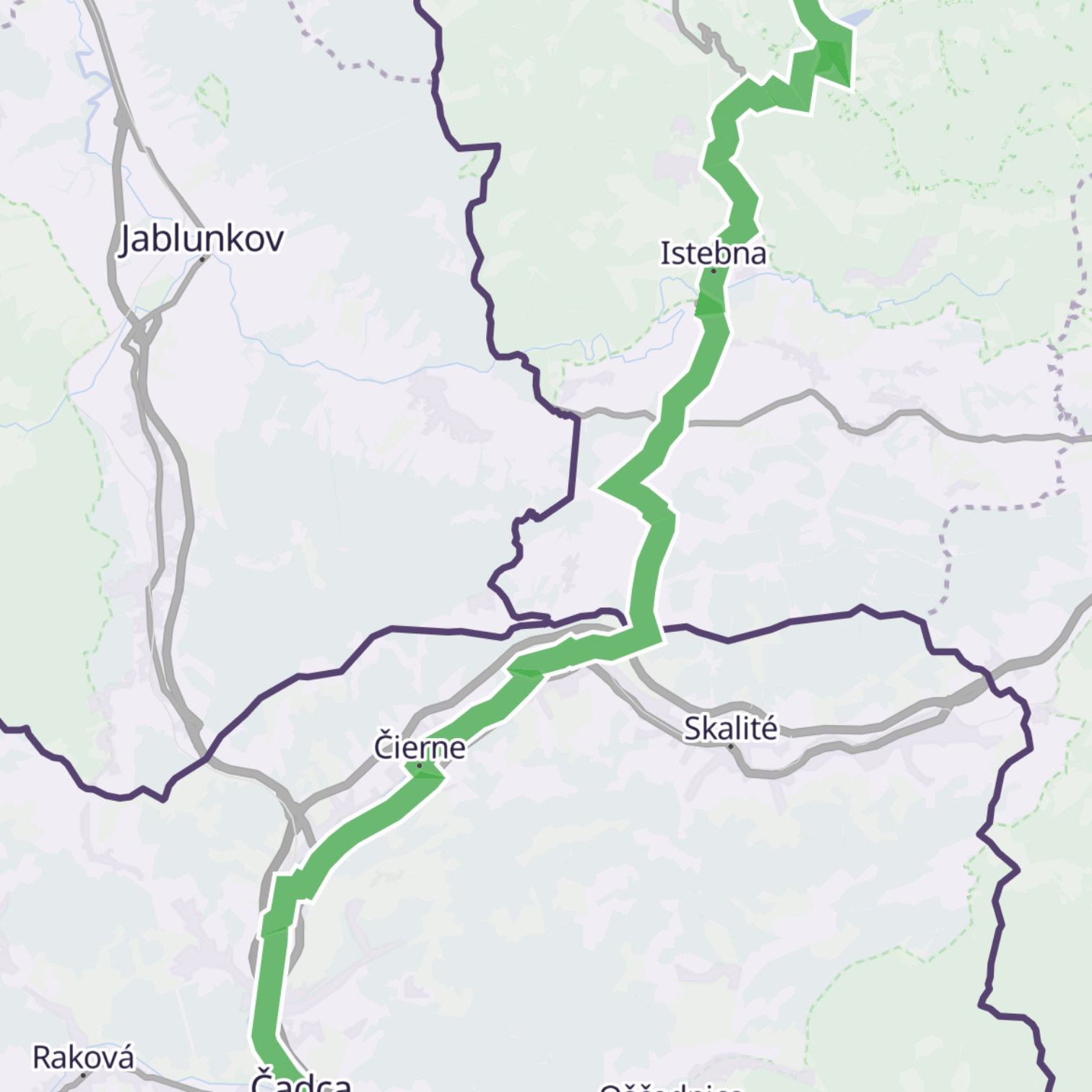 Map itinerary