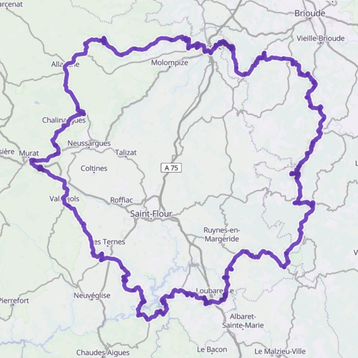 Map itinerary
