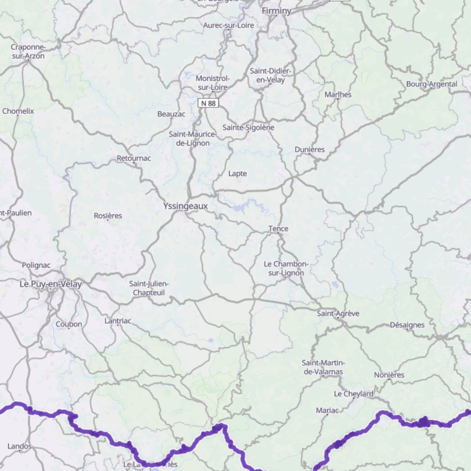 Map itinerary