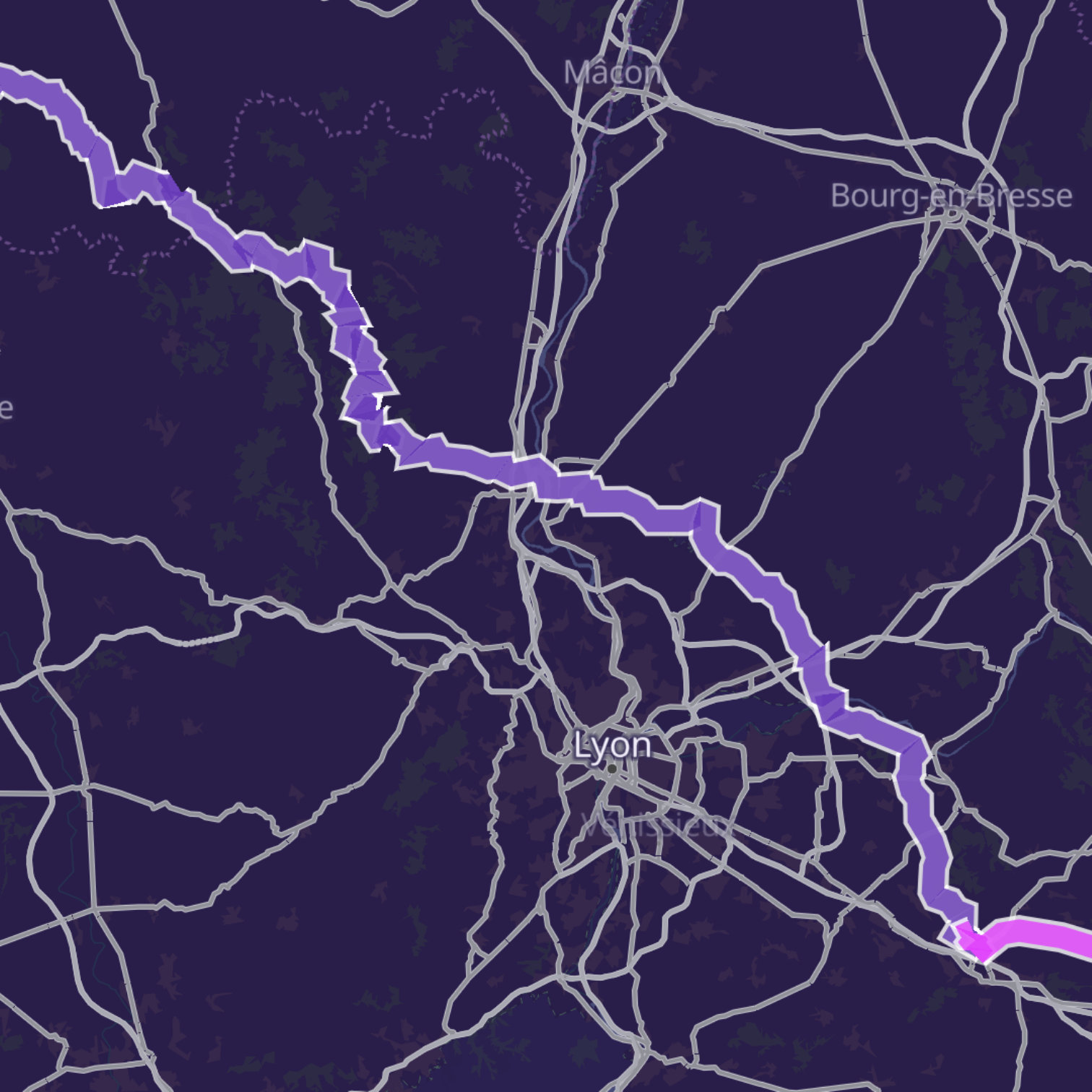 Map itinerary