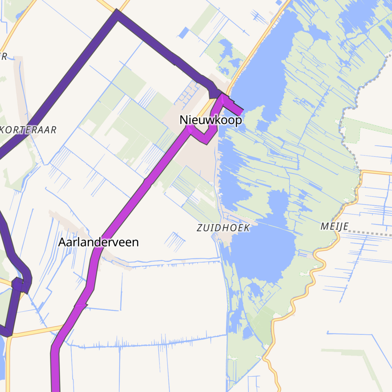 Map itinerary