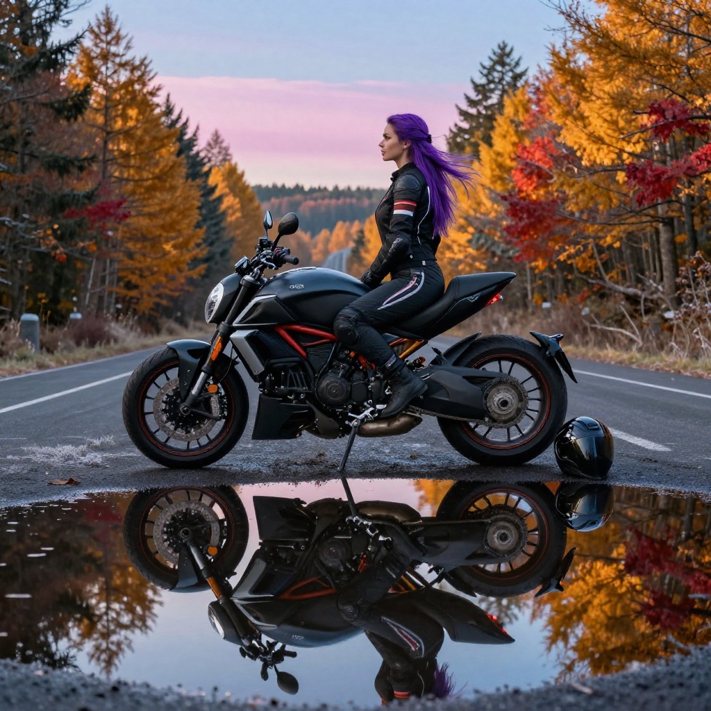 Éclat Automnal des Vosges à Moto