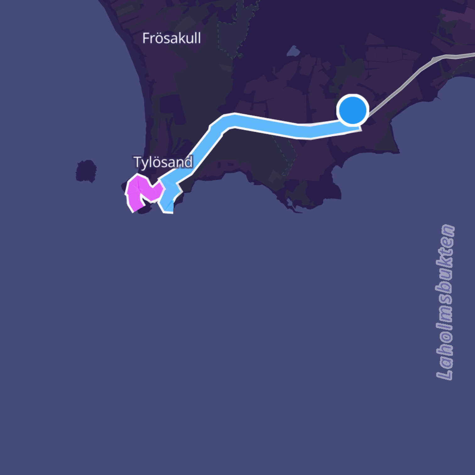 Map itinerary