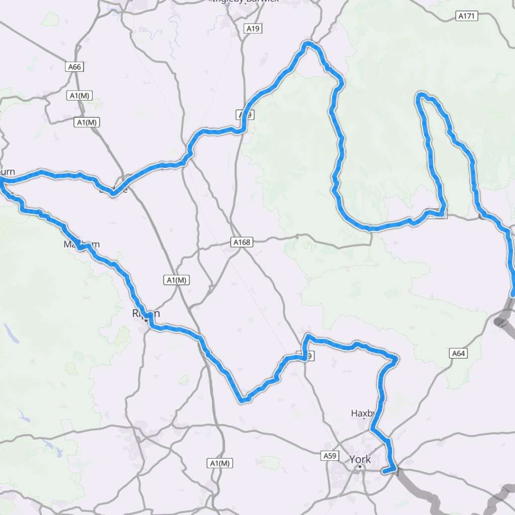 Map itinerary