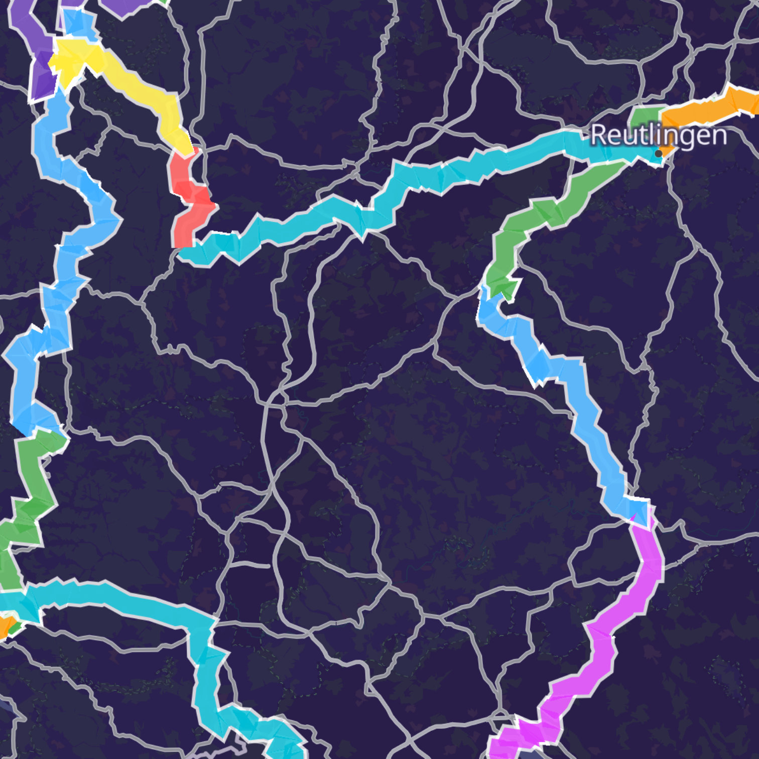 Map itinerary