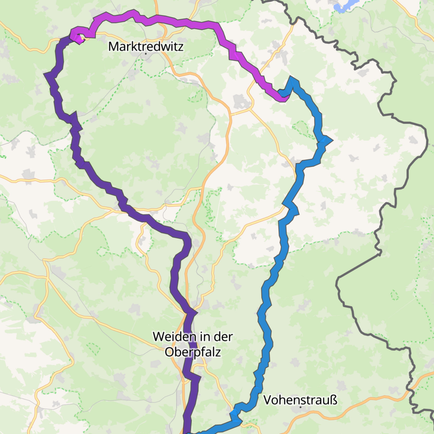 Map itinerary