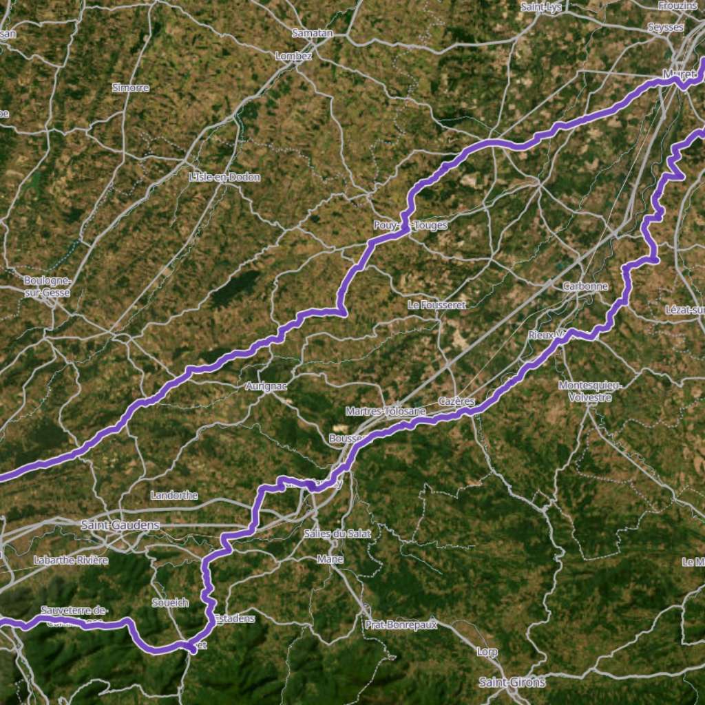 Map itinerary