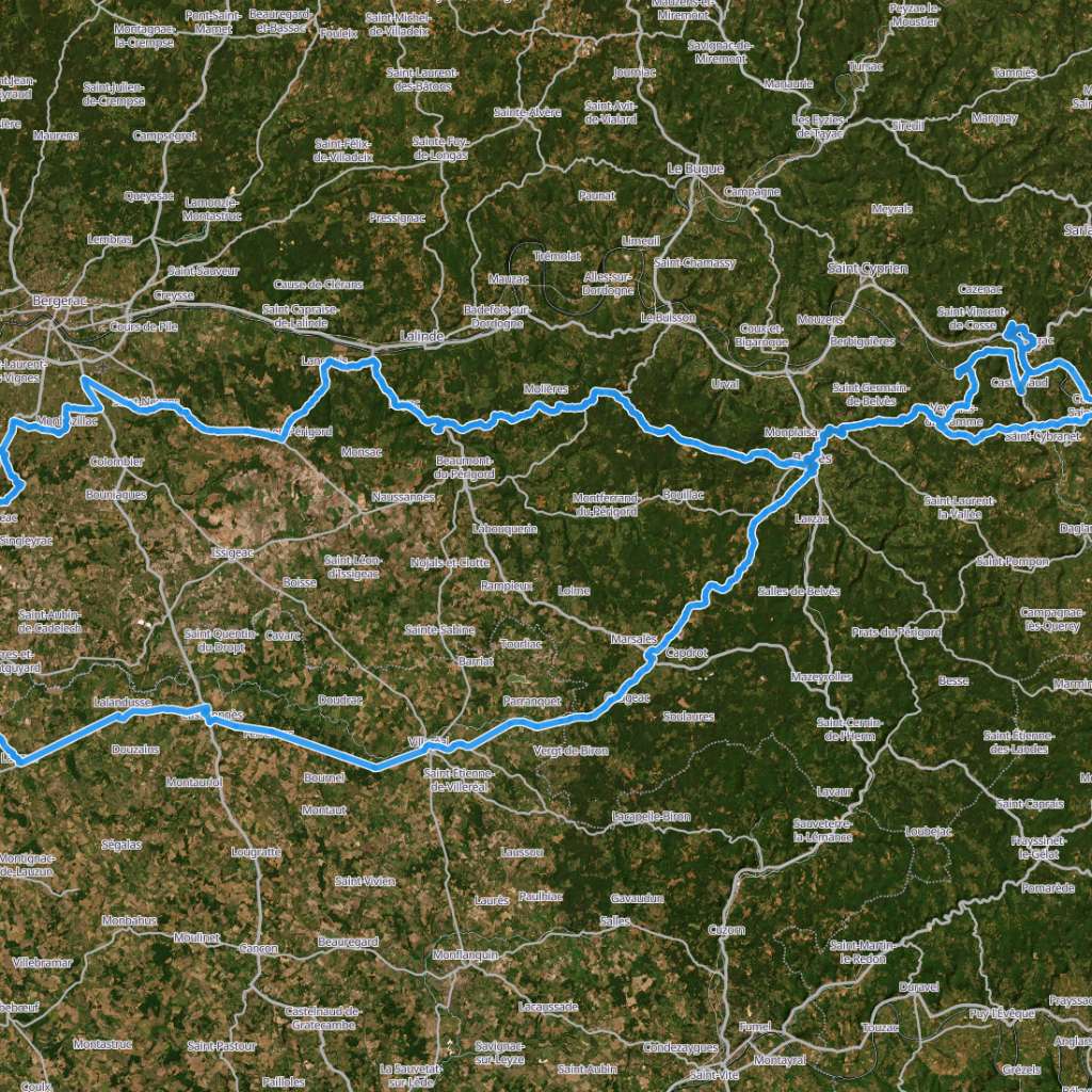 Map itinerary