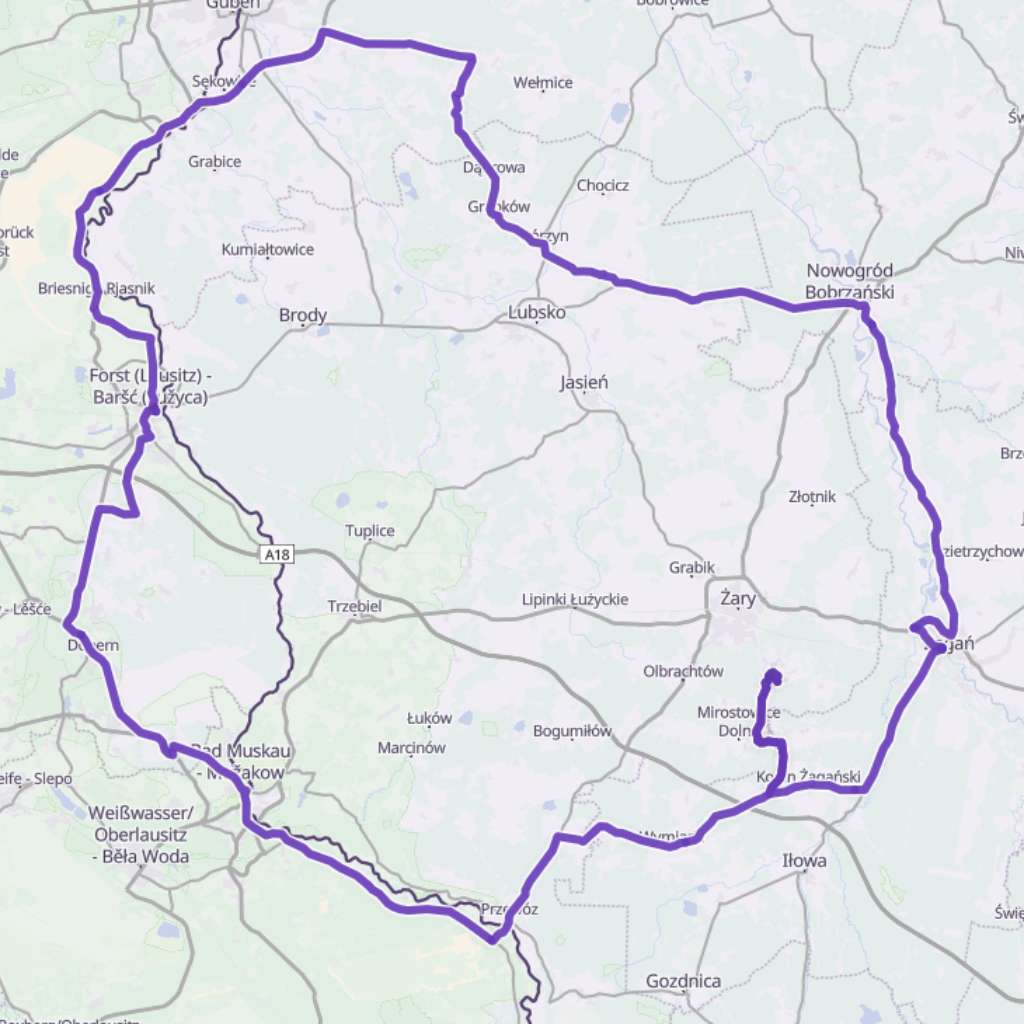 Map itinerary