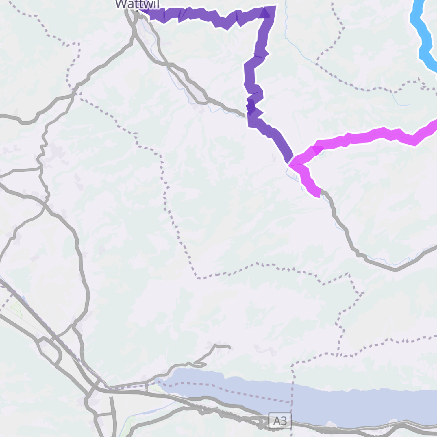 Map itinerary