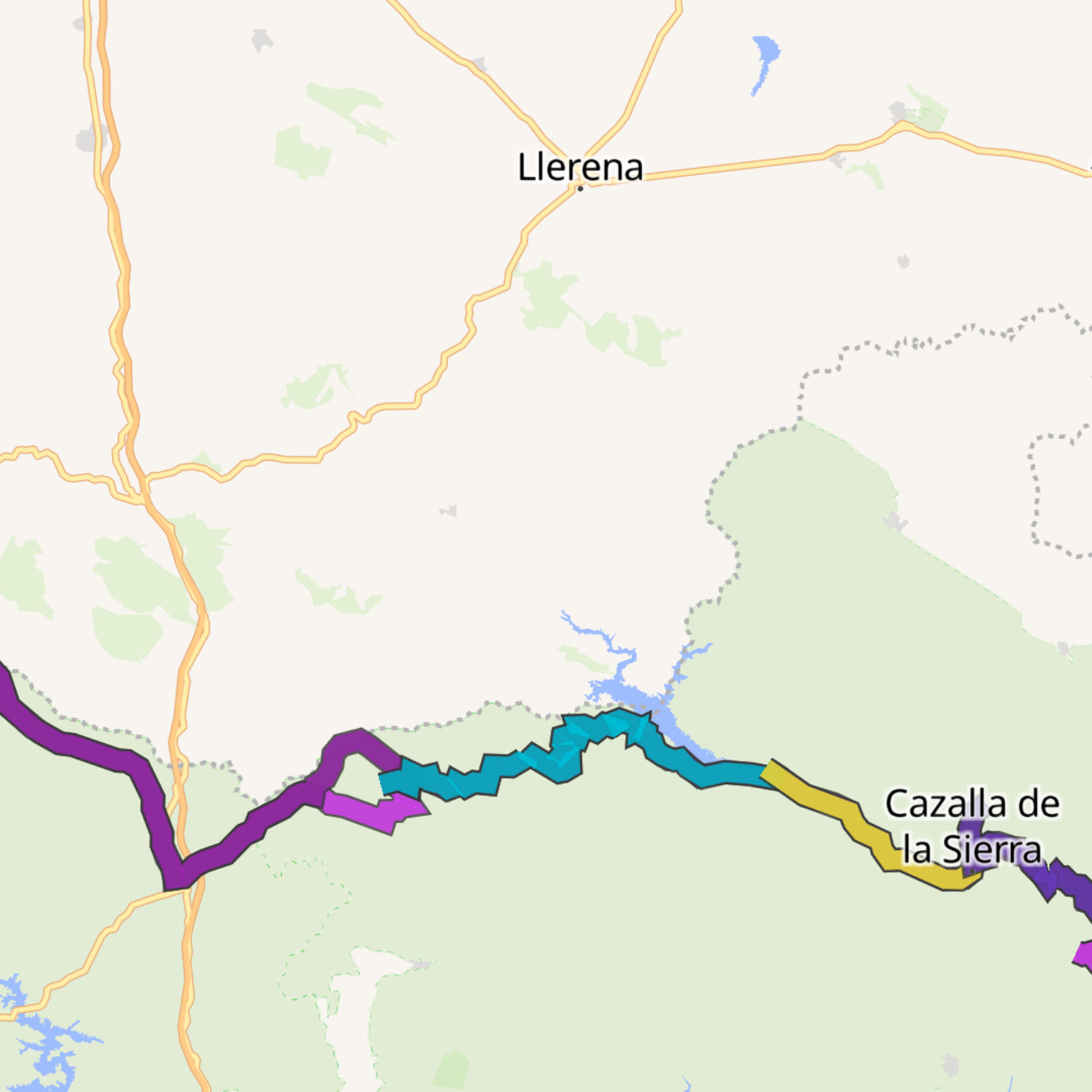 Map itinerary