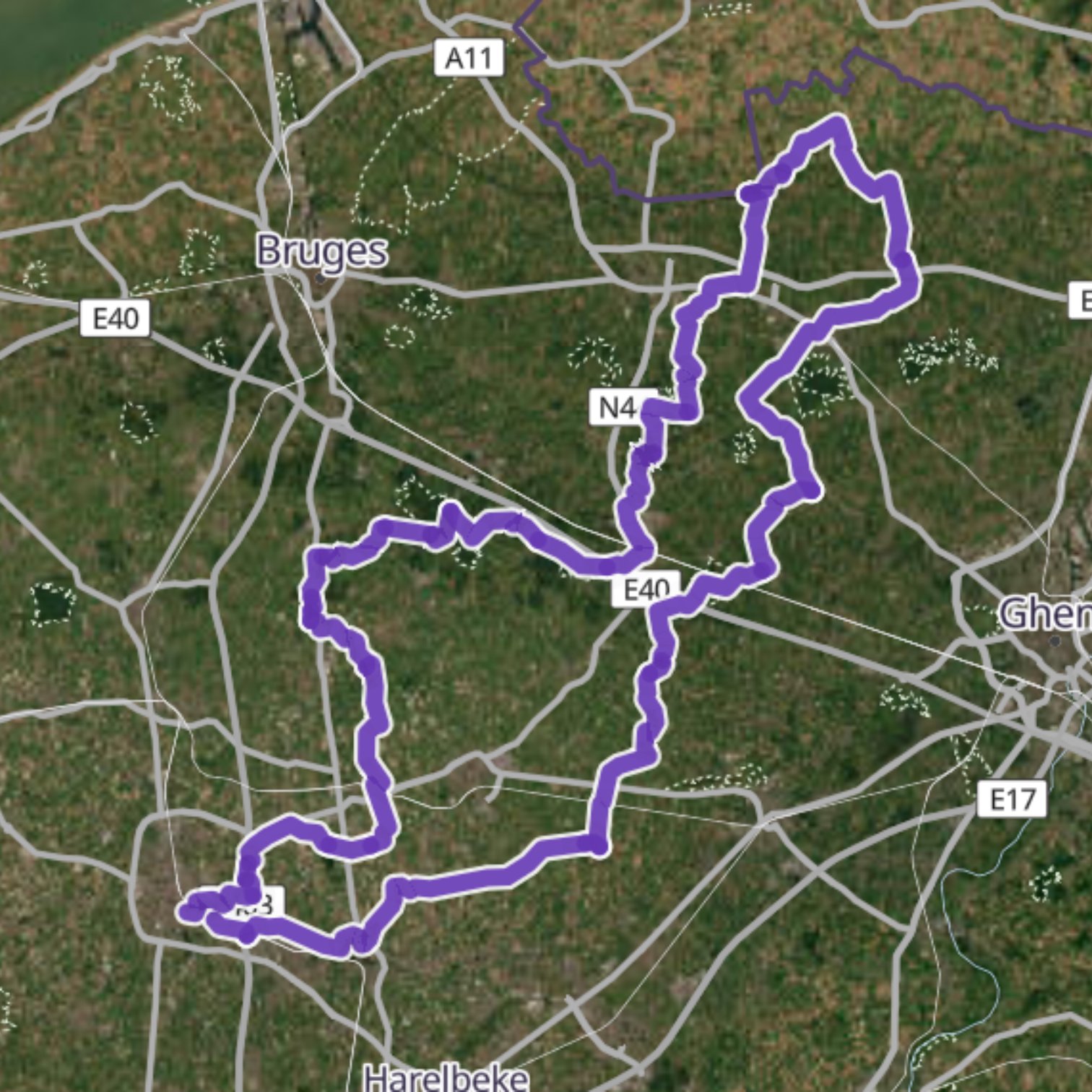 Map itinerary