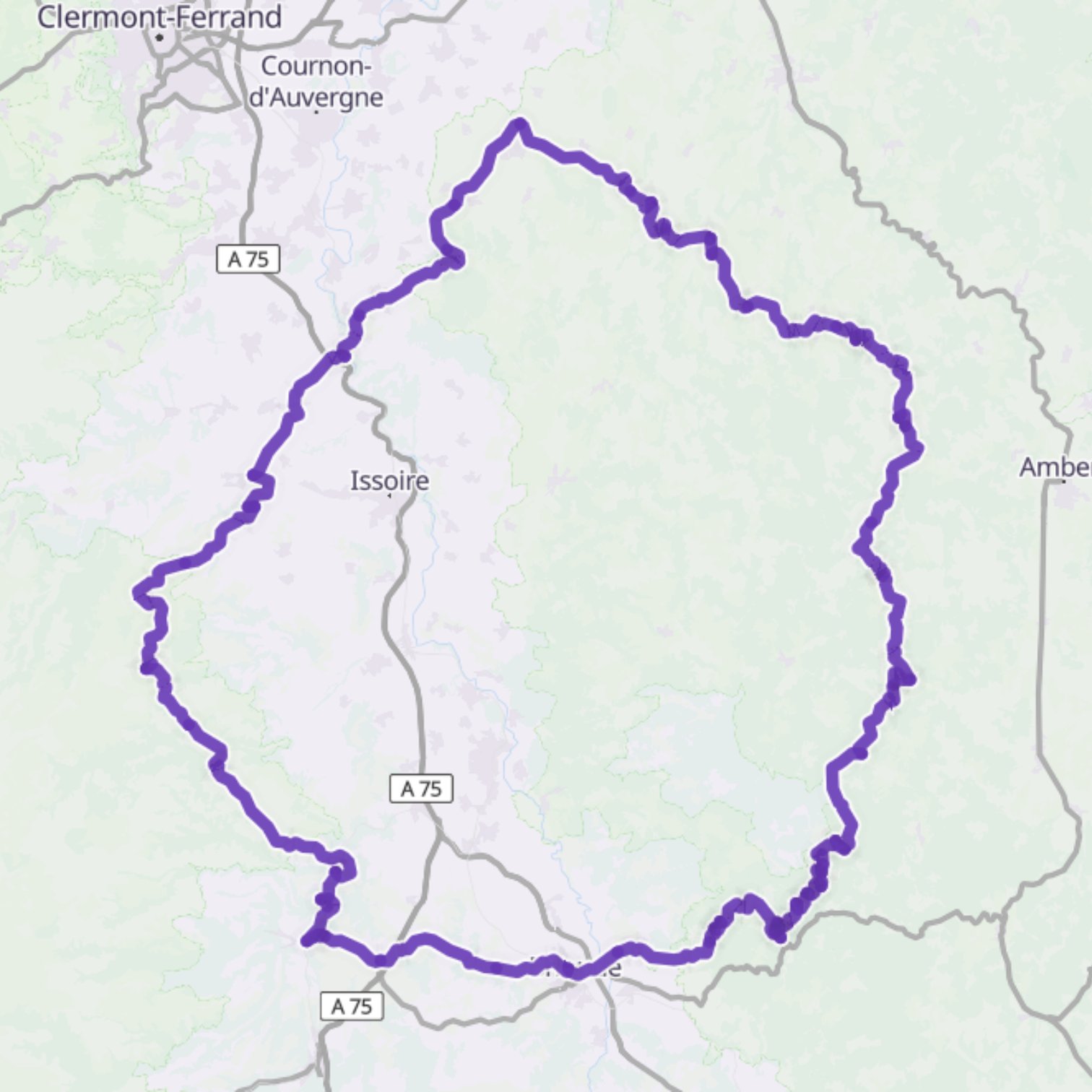 Map itinerary