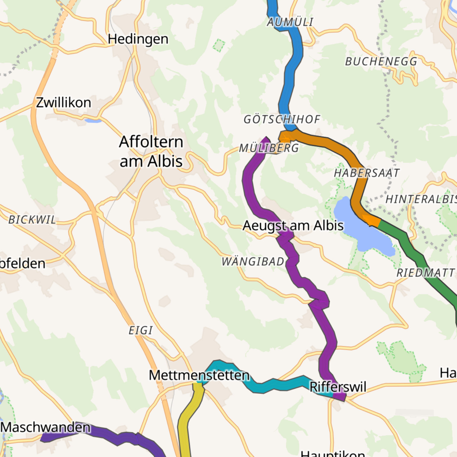 Map itinerary