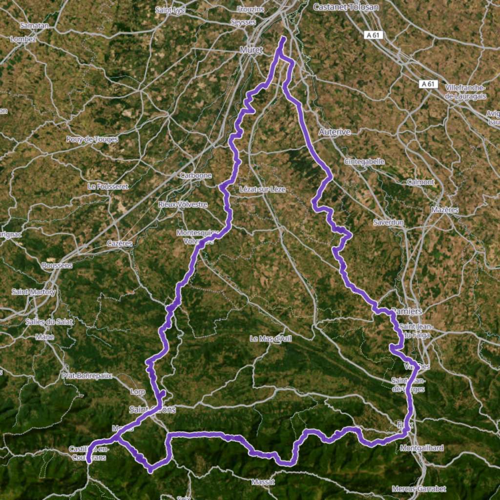 Map itinerary
