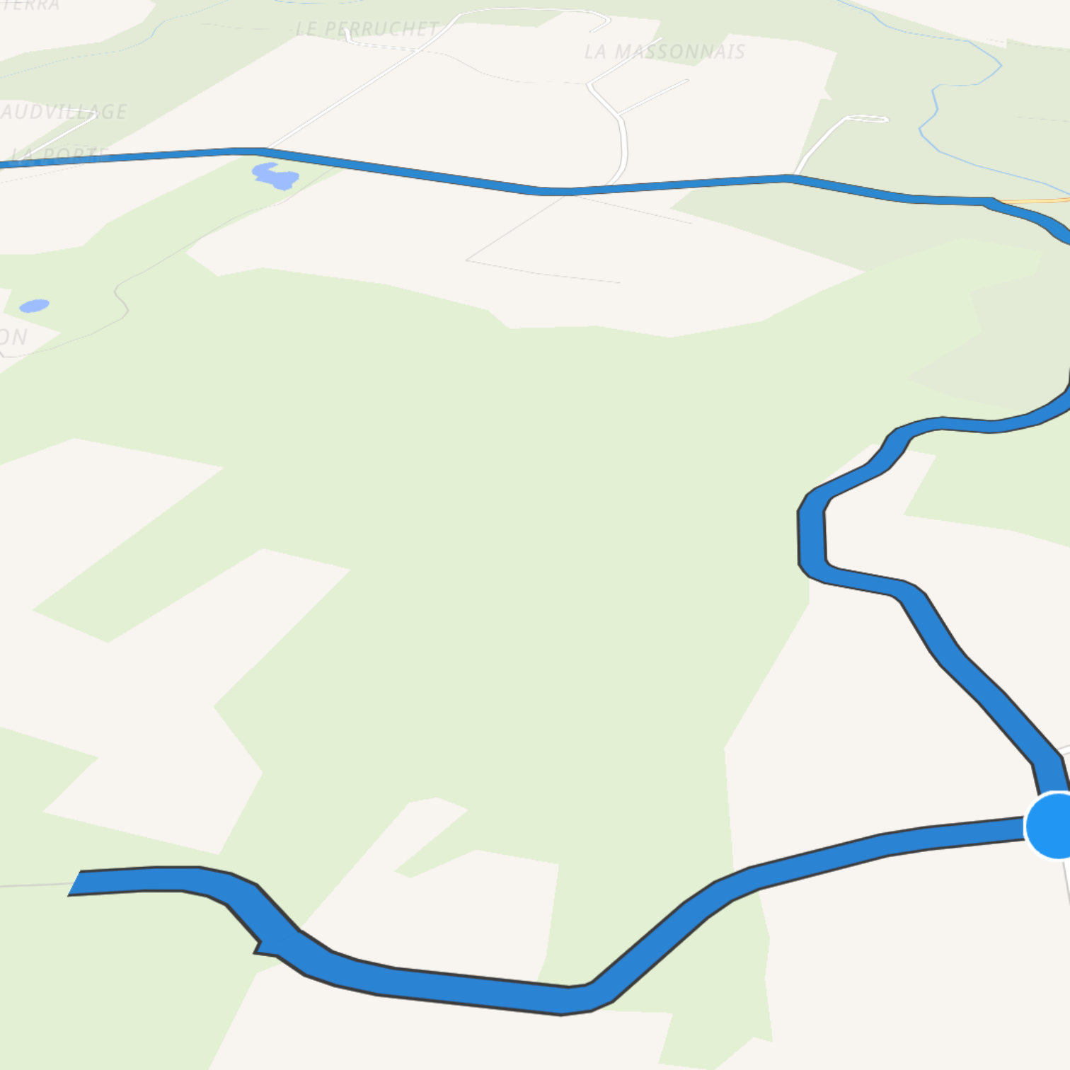 Map itinerary