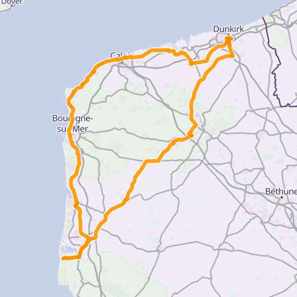 Map itinerary