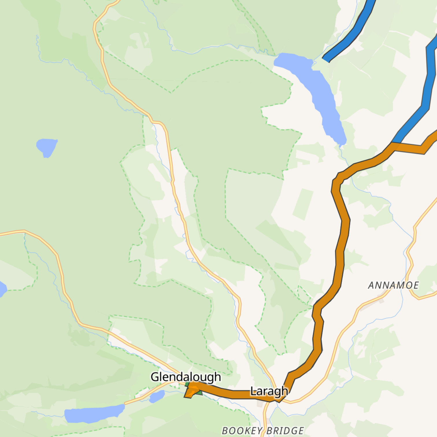 Map itinerary