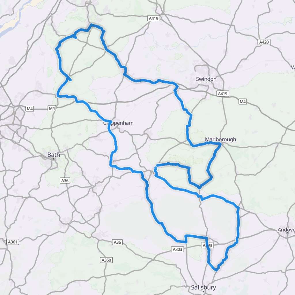 Map itinerary